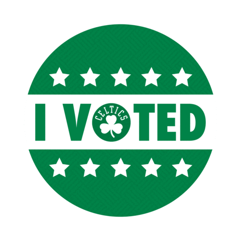 Vote Voting Sticker by Boston Celtics