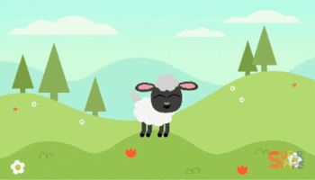 Snow Sheep GIF by Super Simple
