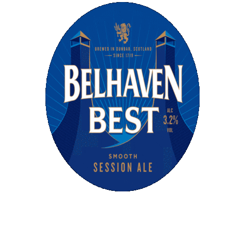 Beer Cheers Sticker by Belhaven Brewery