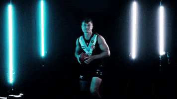 Fend Off Aussie Rules GIF by Port Adelaide FC
