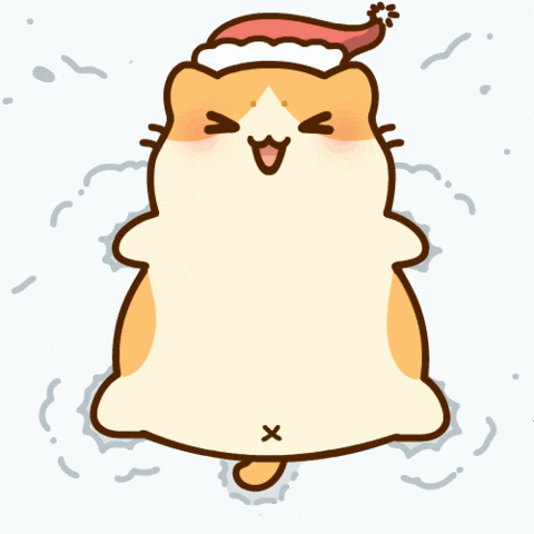 Christmas Cats GIF by Bichi Mao