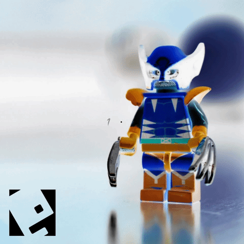 isragraph lego wolverine optical ilusion GIF