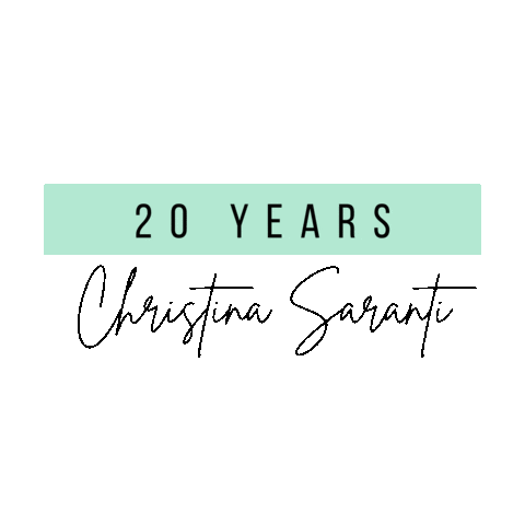 20 Years Beauty Sticker by Christina Saranti