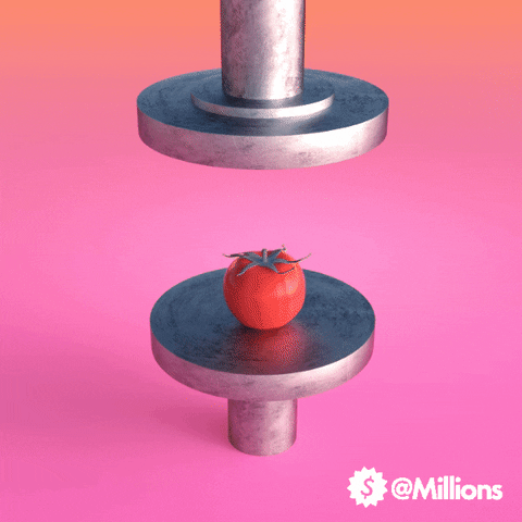 Splat Tomato GIF by Millions