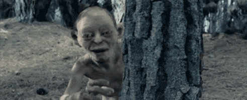 gollum my precious gif lord of the rings my precious