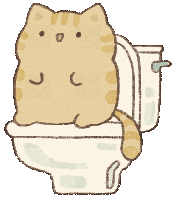 Cat Peeing Sticker