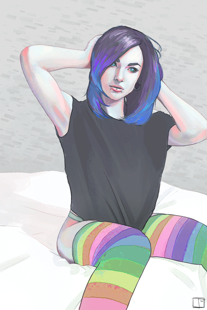Rainbow Socks GIF by Phazed