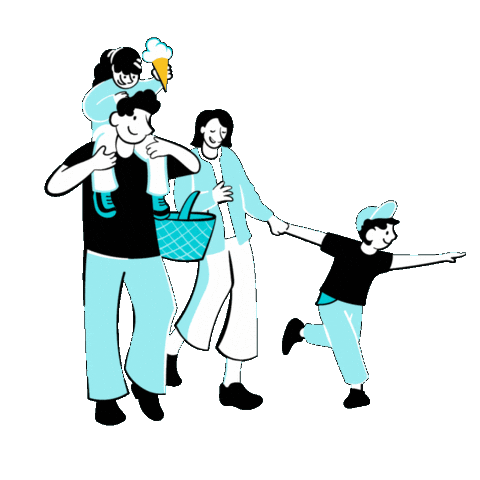 Familie Sticker by SWM Magdeburg