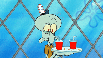 Squidward Tentacles Drink GIF by SpongeBob SquarePants