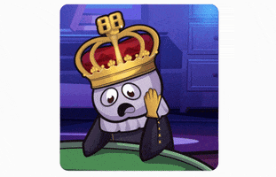 King Lose GIF by Poker88 Official