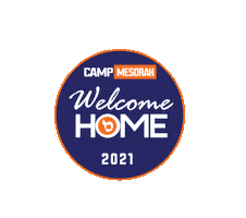 Welcome Home Jewish Camp Sticker by CampMesorah