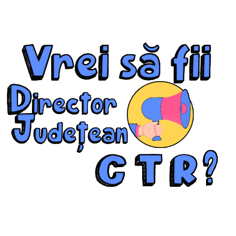 Vrei Sa Fii Director Judetean Ctr Sticker by CTRomania