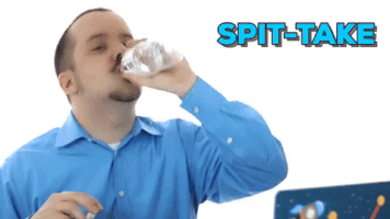 timjpriebe spit spit take spit-take priebe GIF
