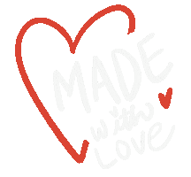 Hand Made Love Sticker