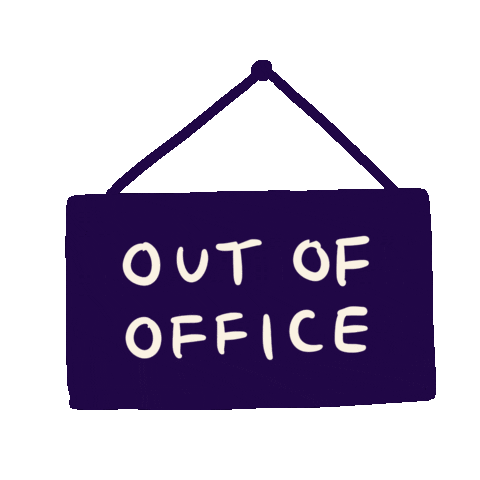 Out Of Office Ooo Sticker by Dovetail