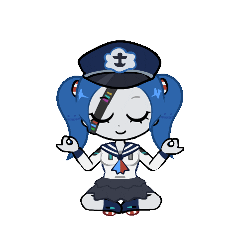 Robot Yoga Sticker