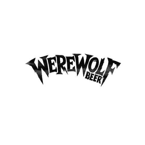 Werewolf Beer Sticker