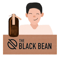 Sleepyhead Sticker by The Black Bean