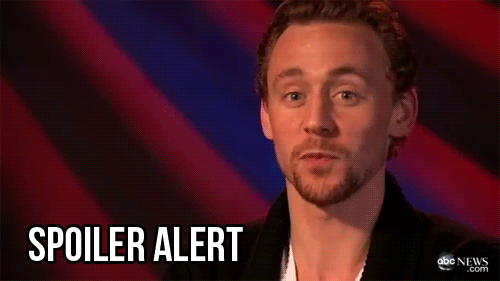 Tom Hiddleston Spoilers GIF - Find & Share on GIPHY