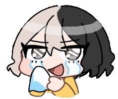 Happy Cry Sticker