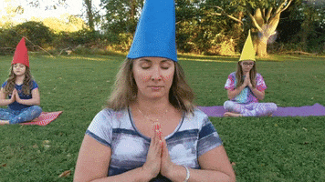 The Yoga Gnome GIF