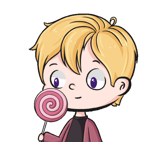 Candy Licking Sticker