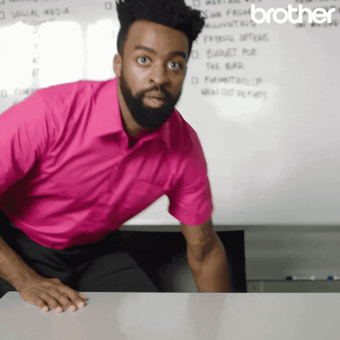 Nervous Meeting GIF by Brother USA