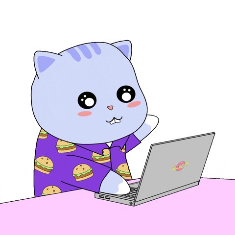 Cat Working GIF by Chubbiverse