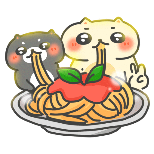 Dinner Eating Sticker