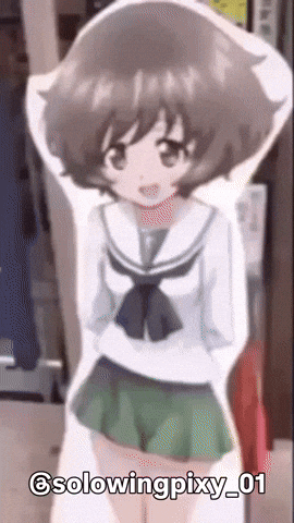 Girls Und Panzer Yukari GIF