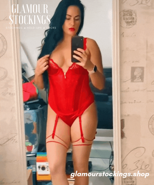 Sexy Come Home GIF by Glamour Stockings