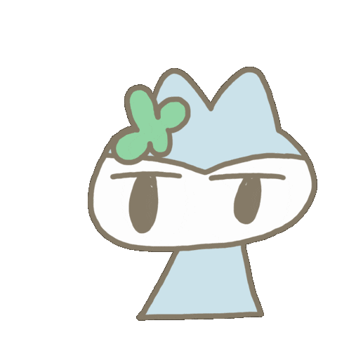 Dot Dot Dot Cat Sticker