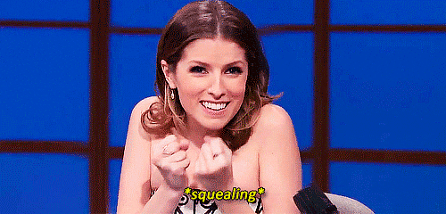excited anna kendrick GIF