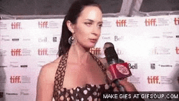 emily blunt interview GIF