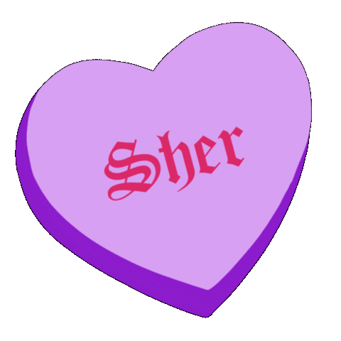 Heart Valentine Sticker by shernistreetwear