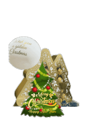 Wishing Merry Christmas Sticker by Global Tara Entertainment