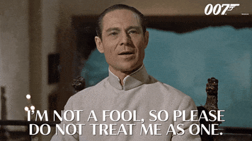 Im Not Stupid Dr No GIF by James Bond 007