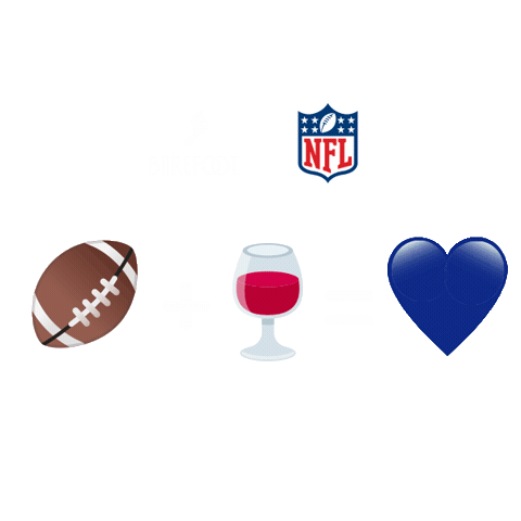 Game Day Win Sticker by Barefoot Wine