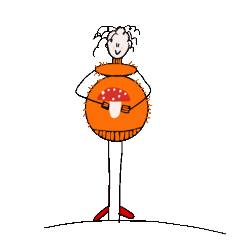 Sticker by Blije bolle buik