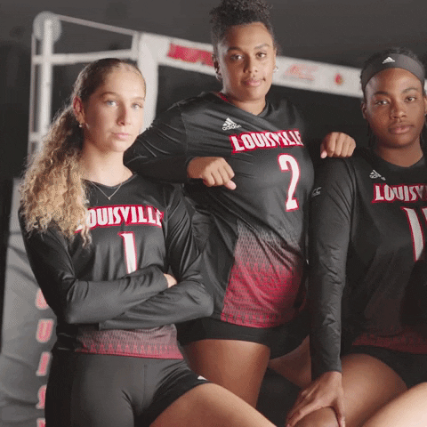 Volleyball Seniors GIF by Louisville Cardinals