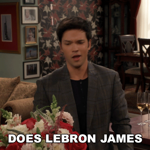 Nervous Lebron James GIF by Paramount+