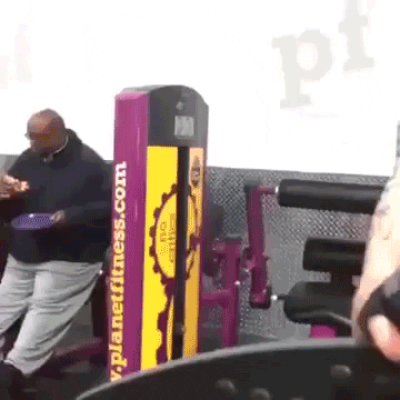 work out pizza GIF