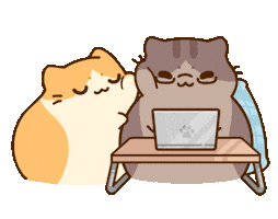Cat Sticker by Bichi Mao