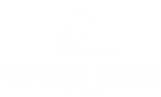 White Bird Coffee Stand Sticker