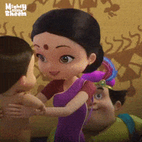 Celebration Mom GIF by Chhota Bheem