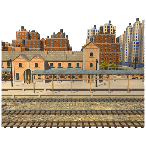 Train Station Sticker by Pixel Federation