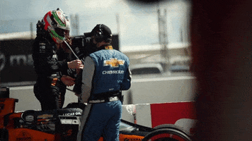 Lets Go Fist Bump GIF by Arrow McLaren IndyCar Team