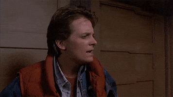 Back To The Future Sudden Realization GIF