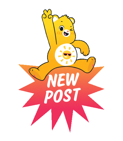 Funshine Bear Sticker by Care Bear Stare!