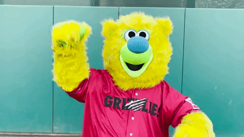 Baseball Dancing GIF by Fresno Grizzlies - Find & Share on GIPHY